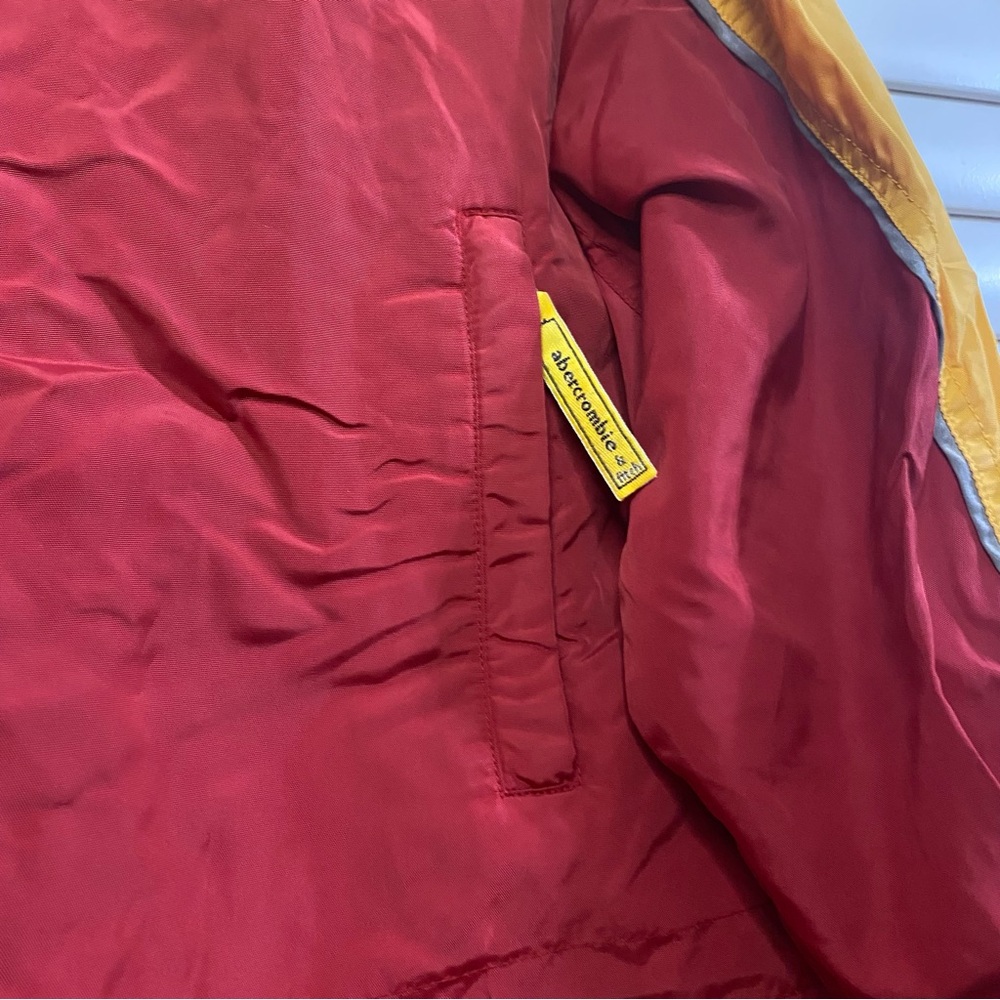 Vintage 90s Abercrombie & Fitch Rain Jacket Windbreaker Men’s Size Medium - Picture 3 of 9